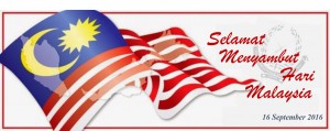 Selamat Menyambut Hari Malaysia Tahun 2016